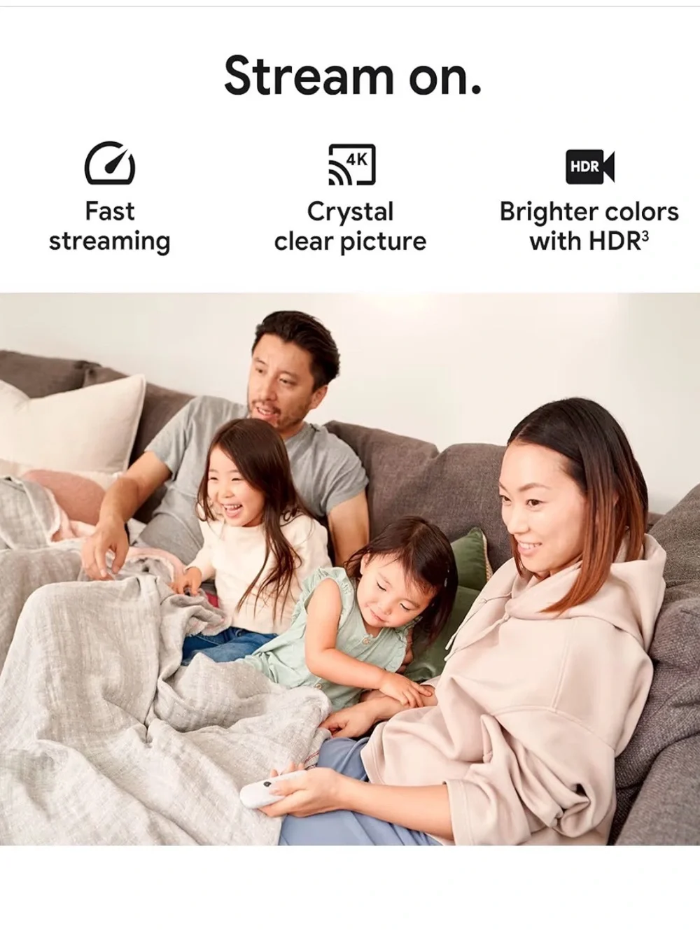 Chromecast with Google TV (4K)- Streaming Stick Entertainment